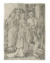 Dva páry v lese [Lucas van Leyden (1494-1533)]