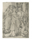 Zwei Paare im Wald [Lucas van Leyden (1494-1533)]