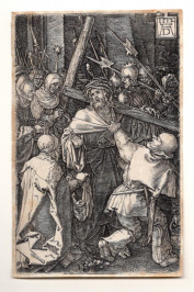 Kristus nese těžký kříž, list č. 10 z cyklu "Ryté pašije" [Albrecht Dürer (1471-1528)]