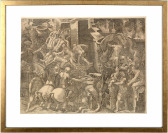 Der Fall von Troja und die Flucht des Aeneas [Giorgio Ghisi (1520-1582)]