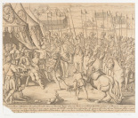 Jindřich z Valdštejna s 24 syny před králem Přemyslem Otakarem II. [Daniel Wussin (1626-1691) Karel Škréta (1610-1674)]