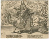 Izákův triumf z cyklu Patientiæ Triumphus [Dirk Volkertsz Coornhert (1522-1590) Maarten van Heemskerck (1498-1574)]