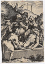 Ukládání do hrobu [Jacques Callot (1592-1635) Ventura Salimbeni (1568-1613)]