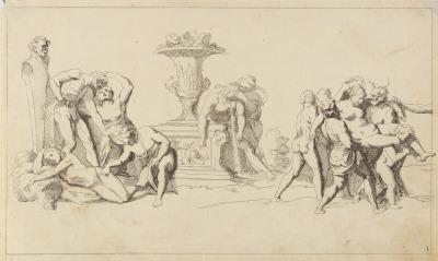 Bacchanalia [Franz (Francois) Ertinger (1648-1710), Raymond de Lafage (1656-1684)]