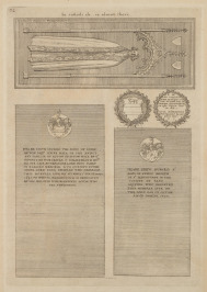 Ilustrace s náhrobky a architekturou [Václav Hollar (1607-1677), Richard Hall]