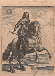 Equestrian portrait of King Charles I of England [Václav Hollar (1607-1677)]
