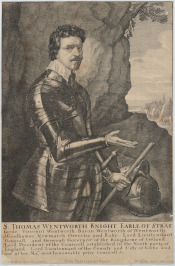 Thomas Wentworth, Count of Strafford (1593-1641) [Václav Hollar (1607-1677), Anthonis van Dyck (1599-1641)]