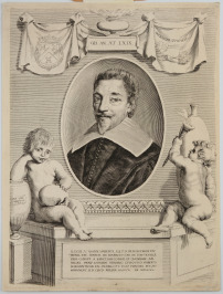 Kommemoratives Porträt von Jean Habert de Montmort (1570-1639) [Claude Mellan (1598-1688)]