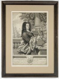 Bildnis von Johannes Eberz [Georg Martin Preisler (1700-1754)]