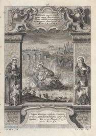 Eleven scenes from the life of St. John of Nepomuk [Bohuslav Balbín (1621-1688), Johann Andreas Pfeffel (1674-1748)]
