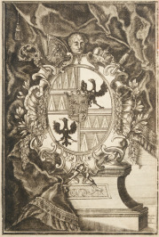 Wappen des Bischofs von Olmütz Jakob Ernst von Liechtenstein-Kastelkorn [Ignác Zeidler]