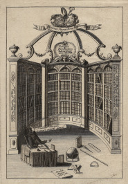 Ex libris der Bibliothek des Klosters Raigern [Unbekannter Künstler]