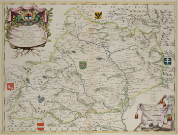 Mapa Moravy [Vincenzo Maria Coronelli (1650-1718)]