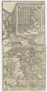 5 ilustrací na téma hornictví z Cosmographie [Sebastian Münster (1488-1552)]