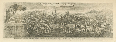 Prospect der Stadt ZITTAU wie solche gegen Mitternacht anzusehen [Johann Daniel de Montalegre (1697-1768)]