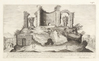 Vestigij del Castello dell`acqua Martia overo Iulia... [Étienne Dupérac (1535-1604) Marco Sadeler]