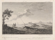 Venkovská přímořská krajina se stafáží [Jan Jiří Balzer (1738-1799) Norbert Grund (1717-1767)]