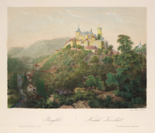 Křivoklát Castle [August Carl Haun (1815-1894)]