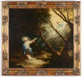 Kristus na hoře Olivetské [Michael Leopold Willmann (1630-1706)]