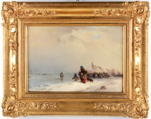 Zimní krajina [Carl Hilgers (1818-1890)]