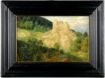 Romantic Landscape with a Ruined Castle [Anonym]