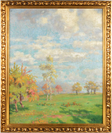 Landschaft mit Birken [Bohumír Jaroněk (1866-1933)]