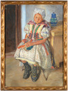 Woman in a Folk Costume [Jaroslav Mašek (připsáno) (1891-1926)]