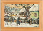 Vesnice v zimě [Štefan Prukner (1931-2011)]