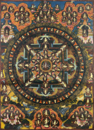 Mandala devítihlavého bódhisattvy Avalókitéšvary