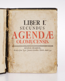 Agenda seu Rituale Olomucense Liber I. et Secundus + Liber Tertius