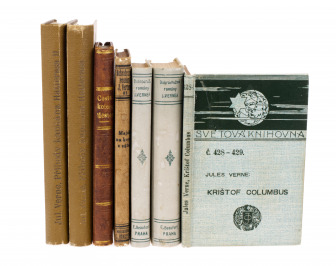 7 svazků dobrodružné literatury [Jules Verne (1828-1905)]