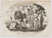 Pair of exlibris [Johann Christoph Sysang (1703-1757)]