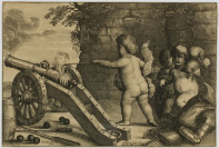 Fire from the Four Elements series [Václav Hollar (1607-1677) Pieter van Avont (1600-1652)]