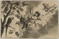 Vzduch ze série Čtyř živlů [Václav Hollar (1607-1677) Pieter van Avont (1600-1652)]