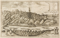 Veduta Znojma [Joris Hoefnagel (1542-1600) Jacob Hoefnagel (1573-1630)]