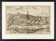 Veduta Znojma [Joris Hoefnagel (1542-1600) Jacob Hoefnagel (1573-1630)]