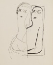 Leute von der Bar und Venus mit roter Perücke [Verschiedene Künstler Josef Šíma (1891-1971)]