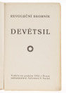 Revoluční sborník Devětsil [Jaroslav Seifert (1901-1986), Karel Teige (1900-1951)]