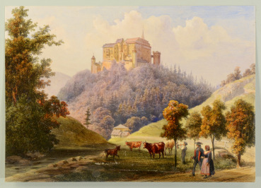 Pernštejn Castle [August Carl Haun (1815-1894), František Kalivoda (1820-1859)]