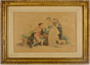 Růžové poupě aneb Paridův soud [Richard Westall (podle) (1765-1836)]