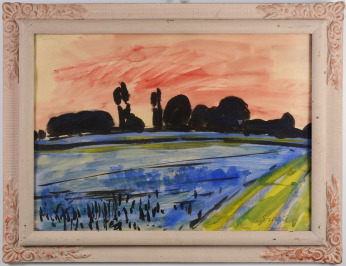 Evening Landscape [Vladimír Vašíček (1919-2003)]