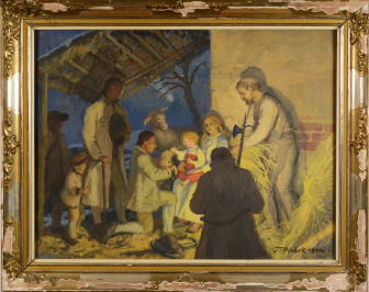 Klanění pastýřů [Tomáš Josef Blažek (1884-1962)]