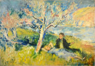 Pár pod kvetoucím stromem [Arnošt Kamil Pokorný (1911-?)]