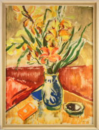 Blumenstrauß mit Gladiolen [Emil Weirauch (1909-1976)]