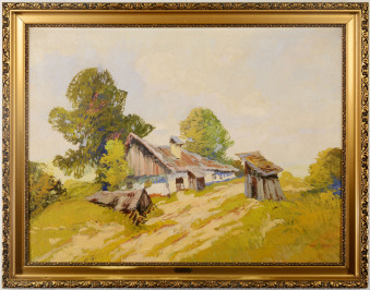 A Farmhouse [Ludvík Dobeš (1914-1984)]