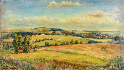 View of Nové Město na Moravě [Puchýř Bohumil (1914-1985)]