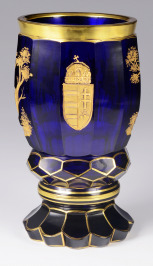Goblet with gilded carving