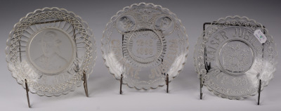 Three Souvenir Plates