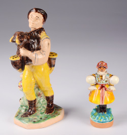 A Piper and A Girl in a Folk Costume [Ludvík Siegel (1891-1956)]