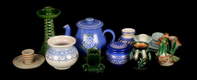 A Set of Folk Ceramics (14 pieces)